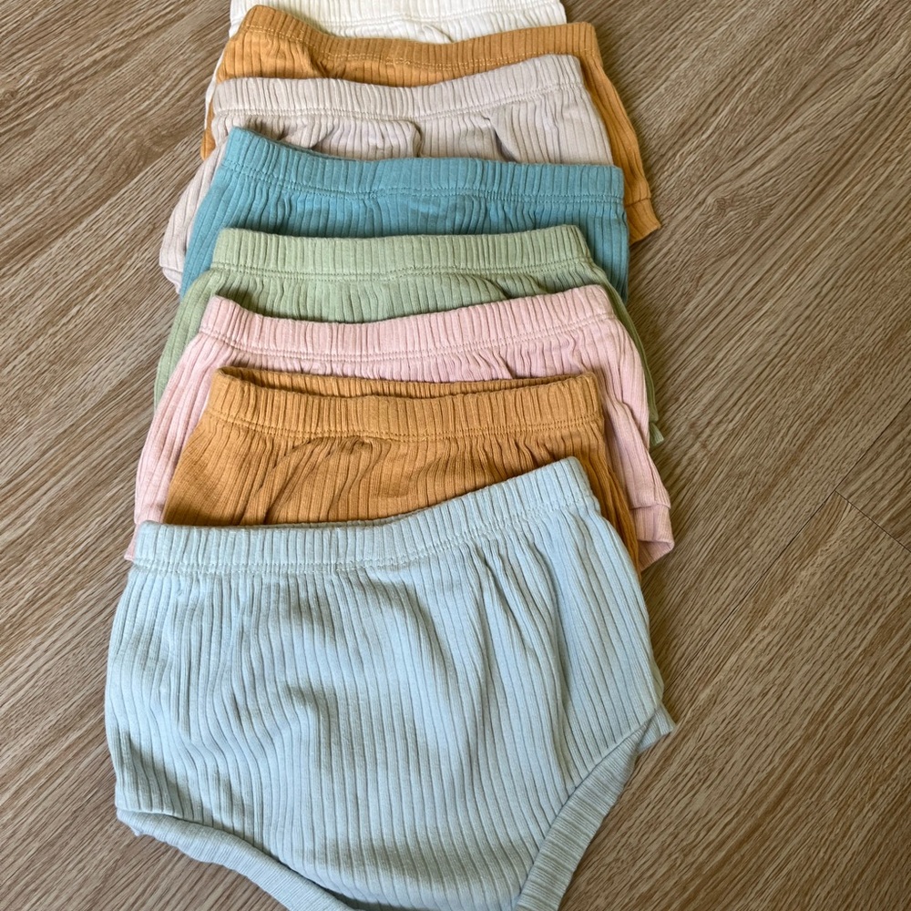 Cloud Island Ribbed Knit Baby Briefs